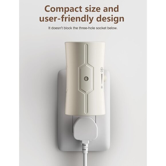 Night Light, LED Night Lights Plug into Wall, [2 Pack] Warm White  Adjustable Br - Picture 2 of 8